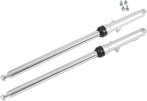 labwork 27 pulgadas de plata Amortiguadores de aceite de horquilla delantera para motocicleta Honda CG125 CT90 CT110 Trail 1 par