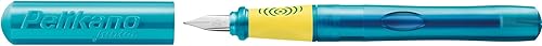 Pelikan Pelikano Jr pluma estilográfica diestro punta media turquesa 1 pluma 924886 Pelikan Pelikano Jr pluma estilográfica diestro punta media turquesa 1 pluma 924886