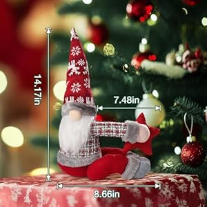 Christmas Tree Topper Decorations,22.3 Inch Gnome Christmas Tree Star Topper,Unique Funny Christmas Plush Stuffed Decor for Christmas Tree Wine Bottle Curtain Ornaments Christmas Tree Topper Decorations223 Inch Gnome Christmas Tree Star TopperUnique Funny Christmas Plush Stuffed Decor for Christmas Tree Wine Bottle Curtain Ornaments