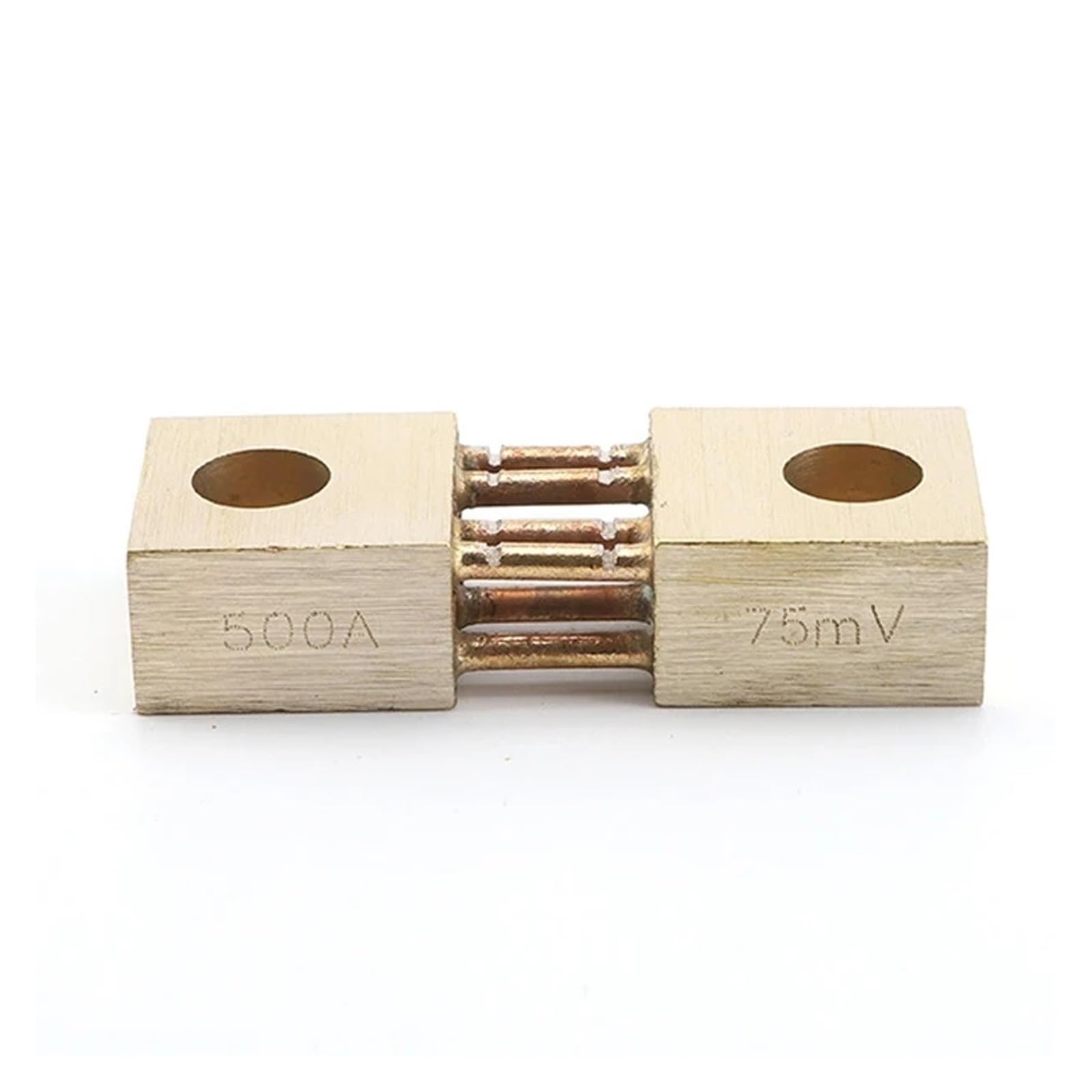 CHBMSS 2pcs External Shunt 500A/75mV Current Meter Shunt Resistor for Digital Ammeter Voltmeter Wattmeter