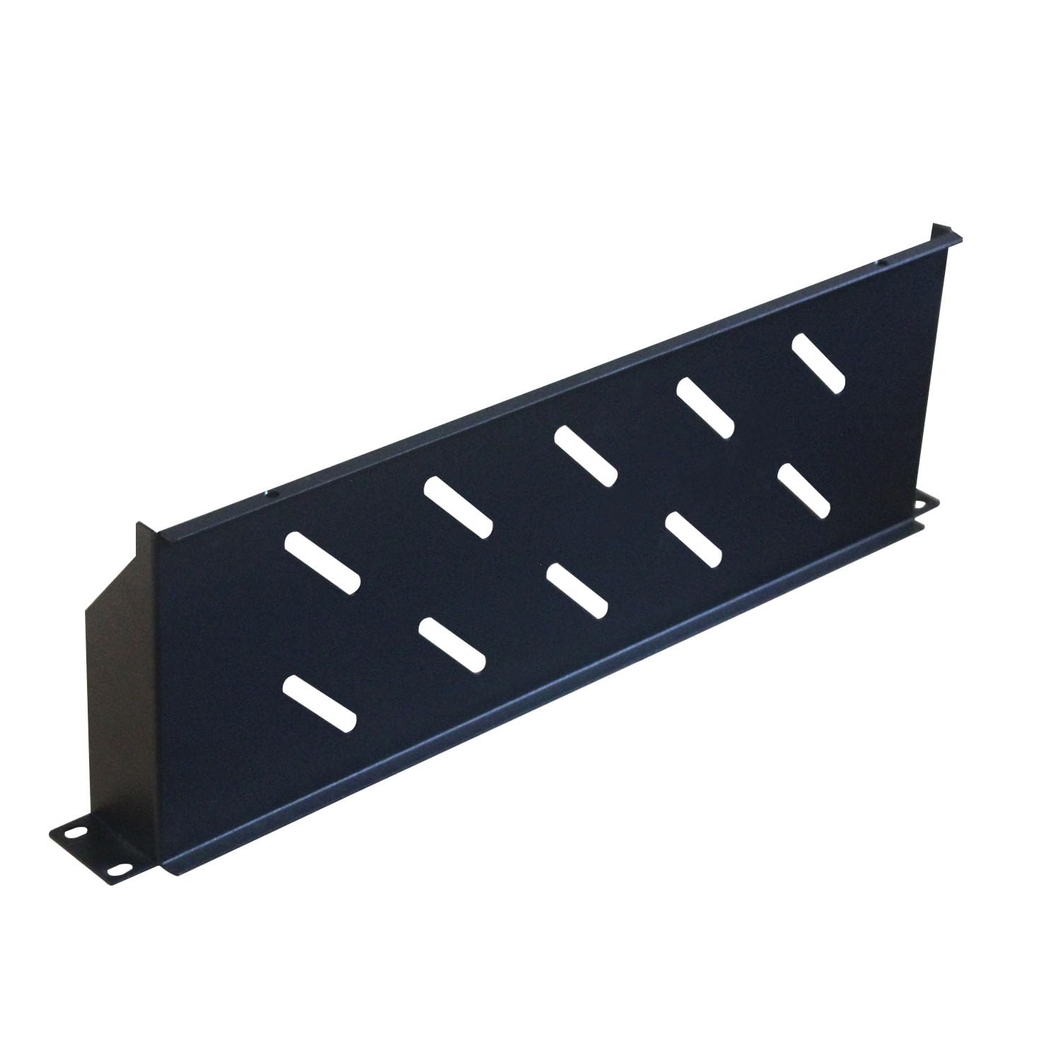 Ripiano per armadio rack 19 vassoio per armadio server di rete mobile audio ripiano estraibile per rack piastra di montaggio (483x465x350mm Spessore 1.5mm)