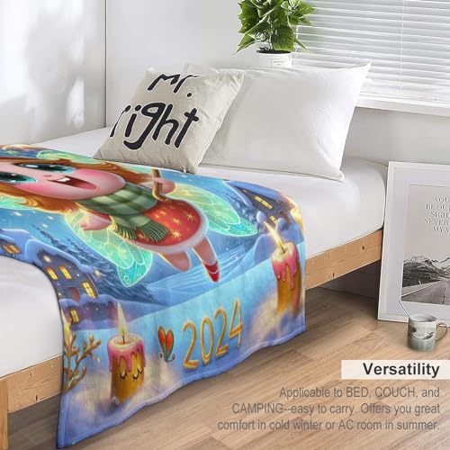 Manta de forro polar de elfo 180x200 cm para sofá y cama 7