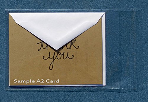 100-Clear-Resealable-A2-A6-Card-Envelopes-Polypropylene-Cello-Bags-4-34-x-6-34-15mil-A6