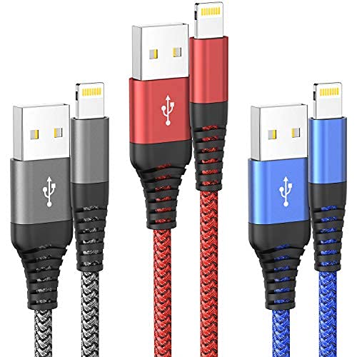 iPhone Ladekabel,Lightning Kabel [3Pack1.8M]iPhone Kabel Schnellladekabel lightning auf usb kabel iphone Datenkabel für Apple iPhone 12 11 Pro Max Mini XS XR X 8 7 6 6s Plus 5 SE, iPad Air Cover