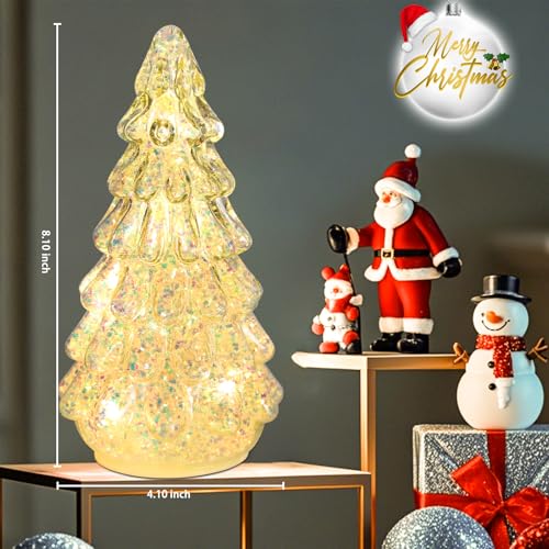 MUMTOP-81-Inch-Glass-Christmas-Tree-Mercury-Glass-Christmas-Tree-with-LED-Light-and-Timer-Battery-Operated-Tabletop-Xmas-Tree-for-Fireplace-Centerpiece-Mantel-Window-Indoor-Christmas-Home-Decor MUMTOP 81 Inch Glass Christmas Tree Mercury Glass Christmas Tree with LED Light and Timer Battery Operated Tabletop Xmas Tree for Fireplace Centerpiece Mantel Window Indoor Christmas Home Decor