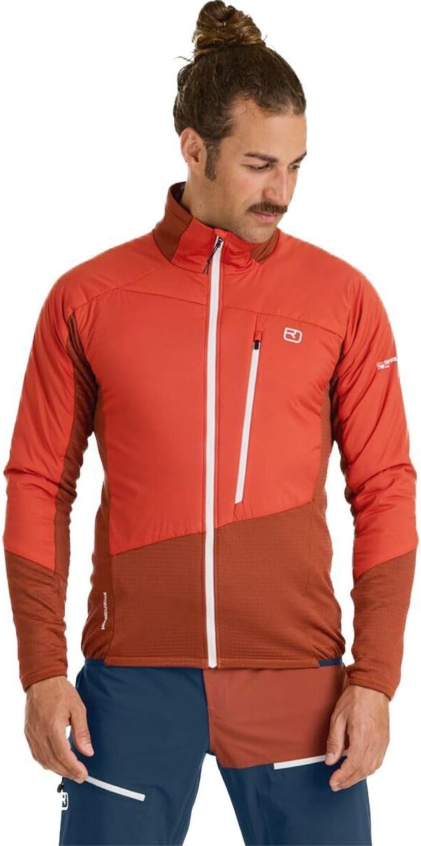 Ortovox Men’s Westalpen Swisswool Hybrid Jacket, Merino Wool Stretch Shell for Alpine Climbing, Skiing & Freeride