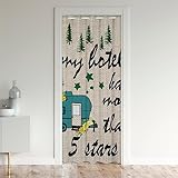 Happy Camping Door Curtain 34
