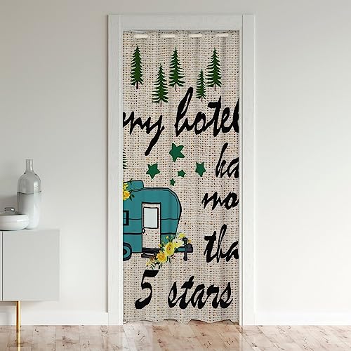 Happy Camping Door Curtain 34