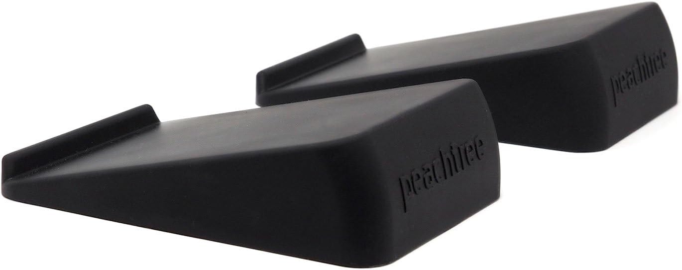Amazon.com: Monoprice Tilted Wedge Desktop Speaker Stands (Pair) for ...