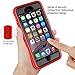 Co-Goldguard Case for iPhone 6 Plus/6S Plus Case Built in Screen Protector Heavy Duty 3 Layer Full Body Shockproof Dust-Proof Drop-Proof Durable Cover for iPhone 6 Plus/6S Plus 5.5inch (RedBlack)