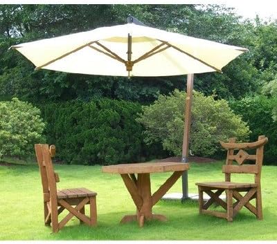 Amazon ガーデンパラソル イスキア レーニョ テラコッタオレンジ パラソル