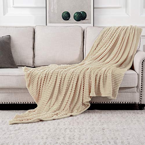 MIULEE Kuscheldecke Fleecedecke Flanell Decke Einfarbig Wohndecken Couchdecke Flauschig Überwurf Mikrofaser Tagesdecke Sofadecke Blanket Für Bett...