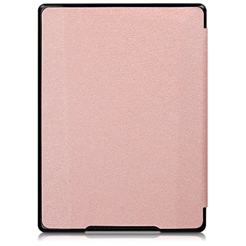 kwmobile hoes compatibel met Kobo Aura H2O Edition 1 - Fliphoes voor e-reader in roségoud - Imitatieleren cover - Image 4