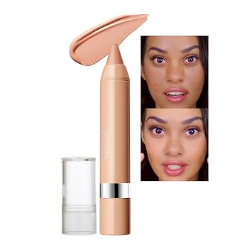 Concealer Crayon, Brightening Creamy Concealer Sustainable Under Eye Concealer stick Beauty Makeup Deep Beige, 1 pc