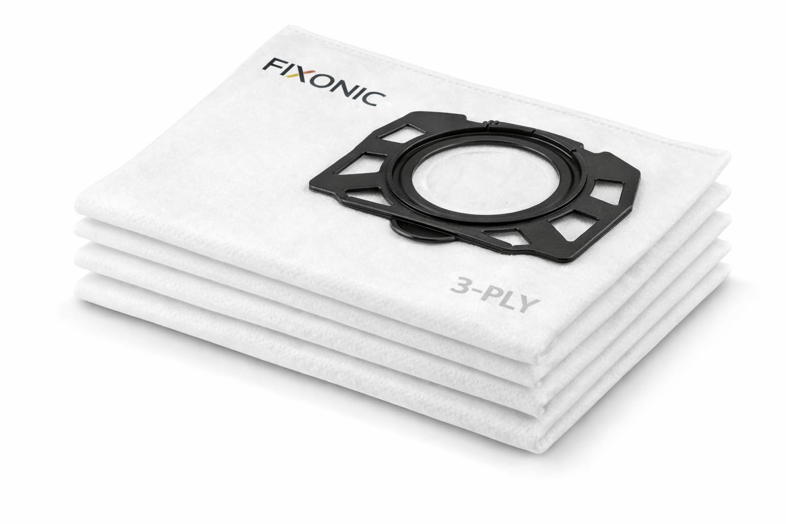 Compatible Kärcher Fleece Filter Bag 4 pieces, 3-ply, Karcher Hoover Bags Extremely Tear-Resistant And Robust, Fit for Kärcher Wet and Dry Vacuum Cleaners and Carper Cleaners