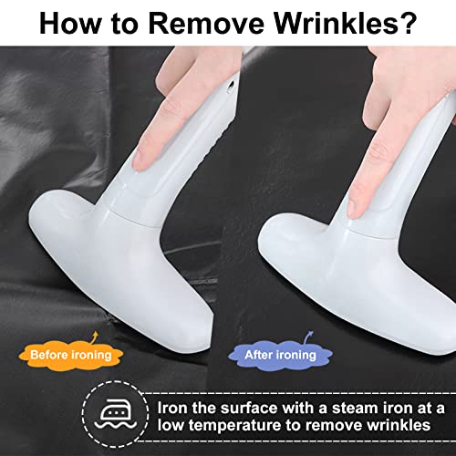 Homing Rectangle Vinyl Tablecloth, 100% Waterproof Spillproof Plastic Table Cloth, Wipe Clean Table Cover For Dining Table, Buffet Parties And Camping (Black, 60" X 84") #TOP5