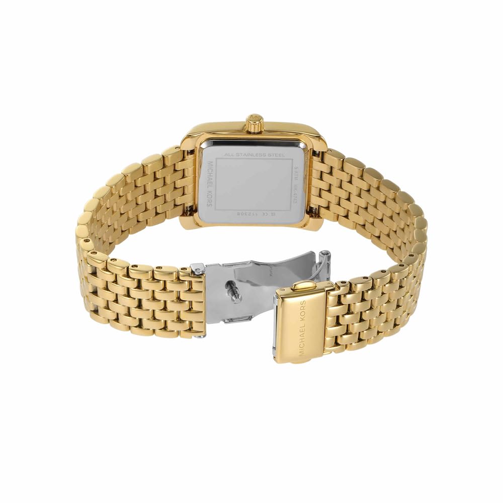 Michael Kors Reloj Emery para Mujer, 33mm Movimiento de Cuarzo a Tres Agujas con Correa de Acero Inoxidable o Piel