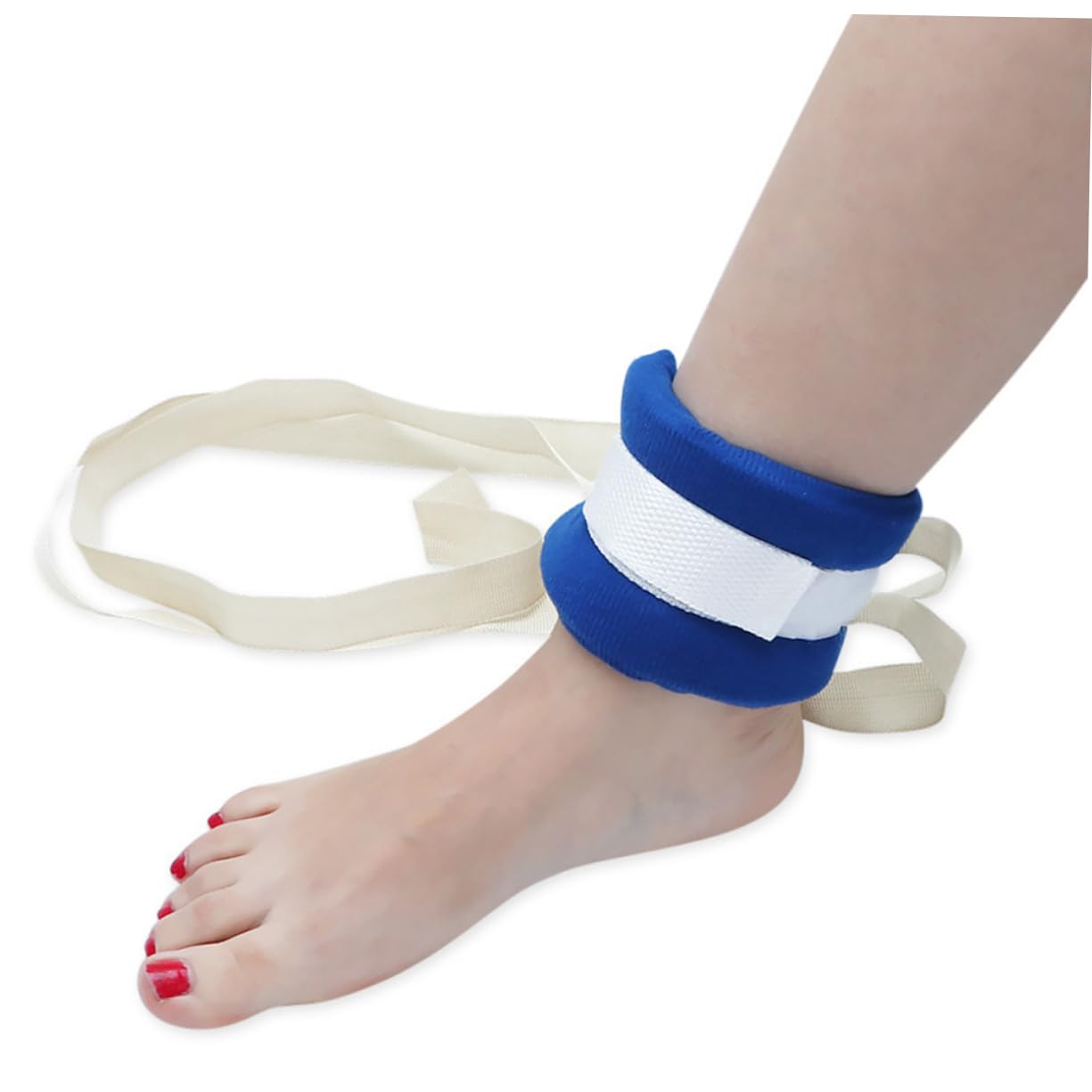 Beavorty Limb Holders 1 Pair Medical Arm and Leg Constraints Universal Fit Breathable Cotton for Bedridden Patients