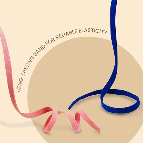 Miniatura 3 de Trims by The Yard - Banda elástica de punto ultra suave de 1/4 pulgadas, material de primera calidad, cordón elástico de punto duradero para coser,