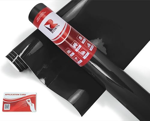 3M 7125 - Rollo de lámina de vinilo con diseño gráfico Scotchcal de 12, 2 x 3 pies, color negro, para Cricut, Silhouette Cameo, manualidades,