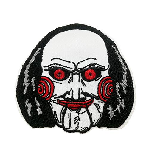 Cute-PatchTM Billy The Puppet Saw Embroidered Iron on Patch Holloween Creative Gift