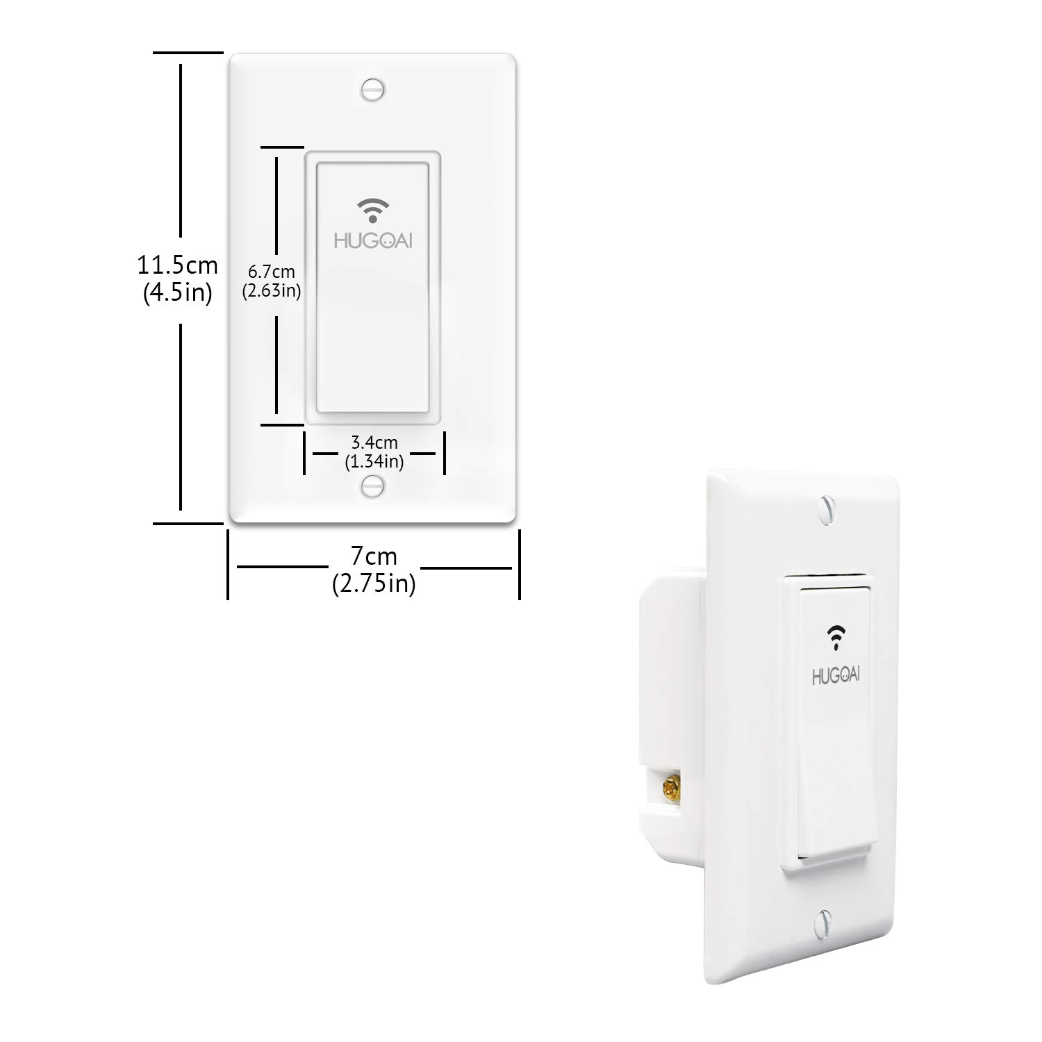 Smart Light Switch Hugoai Wi Fi Smart Light Switch Timer