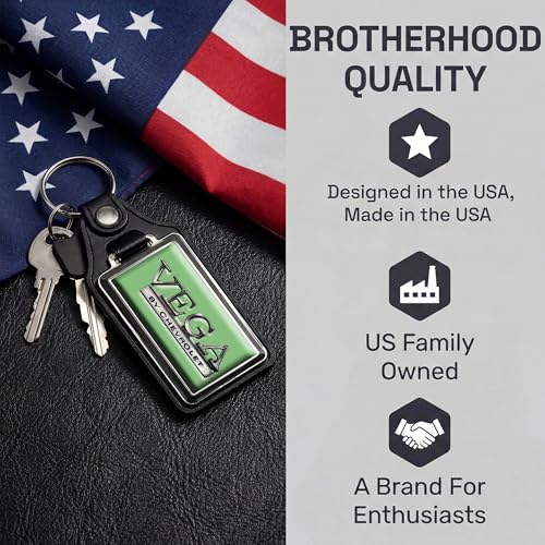 Image of Brotherhood Car Key Chain for Vega - Classic Models Keychain for Men and | Women Gift Key Ring