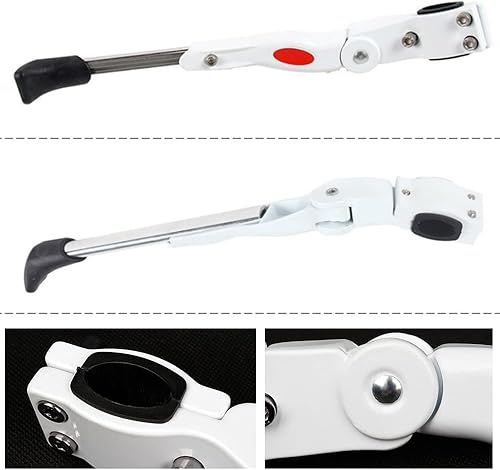 Miniatura 2 de Zitokin Soporte ajustable para bicicleta de 22 pulgadas, 24 pulgadas, 26 pulgadas, 28 pulgadas, 29 pulgadas, rueda lateral para bicicleta de