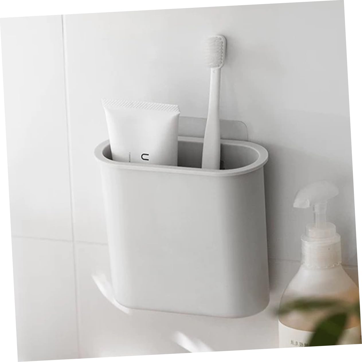 Garneck 10 Pezzi Porta Spazzolino Da Denti Supporto Da Parete Per Spazzolino Da Denti Organizer Da Parete Per La Cucina Organizer Da Parete Per Il Bagno Organizzare La Doccia Plastica
