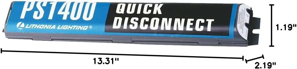 Lithonia Lighting, Power Sentry Emergency Battery Back Up, T5 and T8 Compatible Fluorescent Ballast with 1400 Lumen Output, 90 Minute Operation, UL Listed (PS1400QD MVOLT M8)