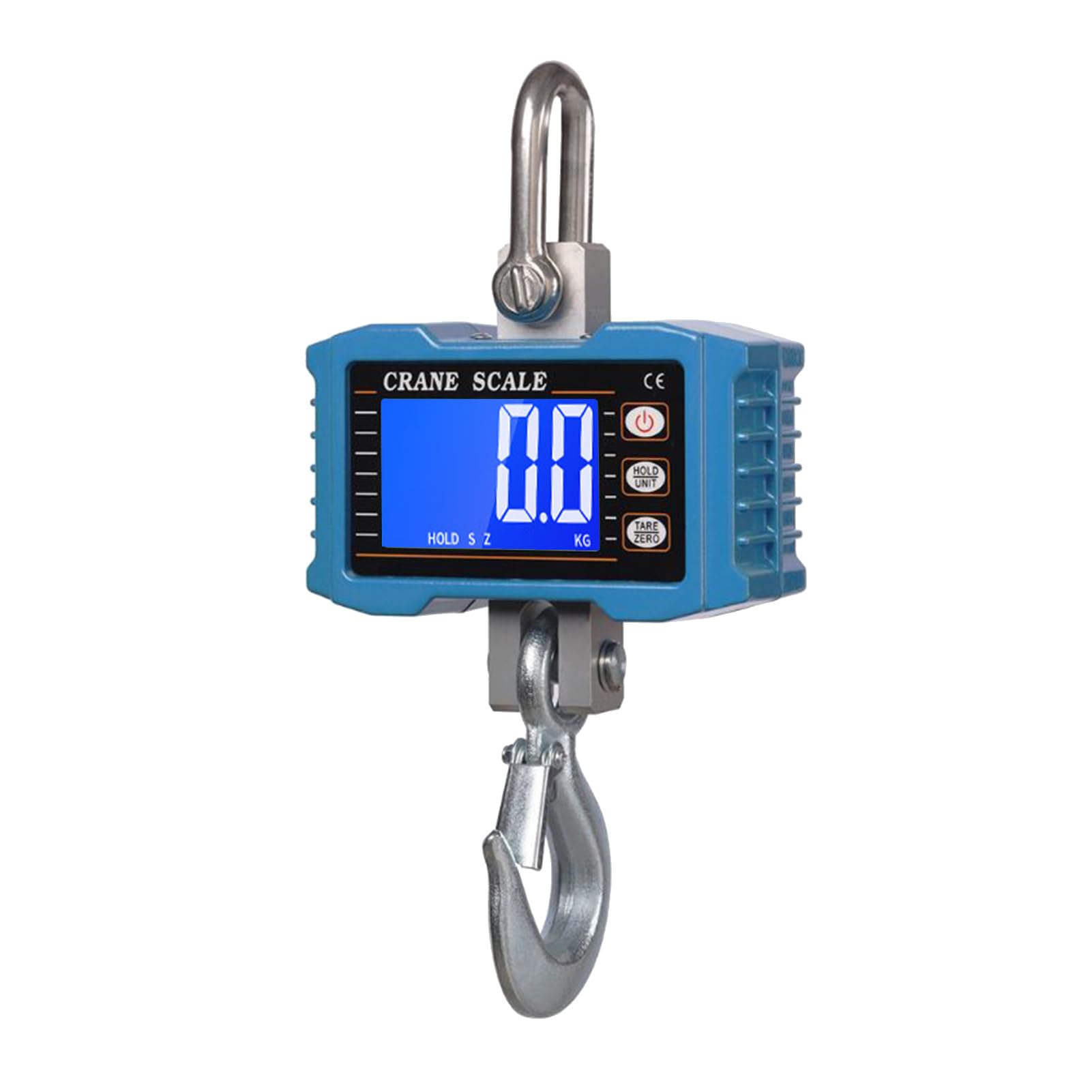 Hanging Scale, Geevorks Digital Crane Scale 1000KG/ 2204lbs, Industrial Crane Scale LCD Backlight with Unit Change/Data Hold/Tare/Zero for Construction Site Farm Hunting Fishing Outdoor Work
