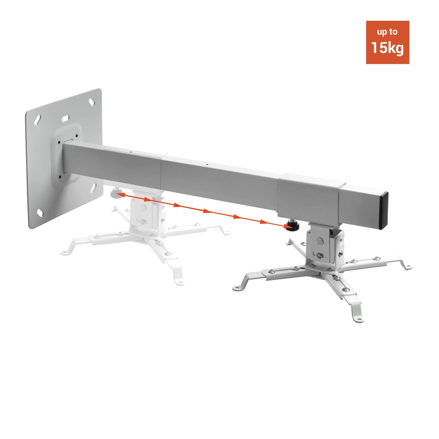 celexon Universel Support Mural projecteur MultiCel WM800 Blanc
