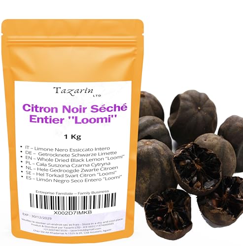 Citron noir loomi entier 1kg pour sublimer vos plats mijotés