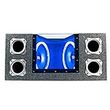 Seismic Audio - SA-PGCE10LED - Dual 10 Inch 1000 Watt Car Audio Subwoofer Box with LED Lights & Plexiglass Window