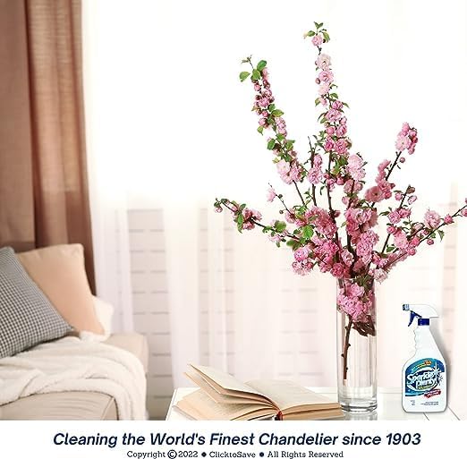 Miniatura 3 de Sparkle Plenty - Limpiador de candelabros en aerosol para lámparas de araña, limpiador de arañas de cristal, removedor de polvo que no se limpia,