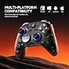 Controlador inalámbrico Aolion gaming K30, palancas TMR, gatillos de 2 modos, negro | Palancas TMR a prueba de deriva, gatillos Hall de doble modo, sondeo de 1000 Hz, botones traseros, RGB, con cable/2.4G/Bluetooth 8