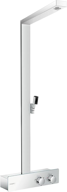 hansgrohe Raindance E Adjustable Easy ControlShowerpipe Shower Set in Chrome, 04732000