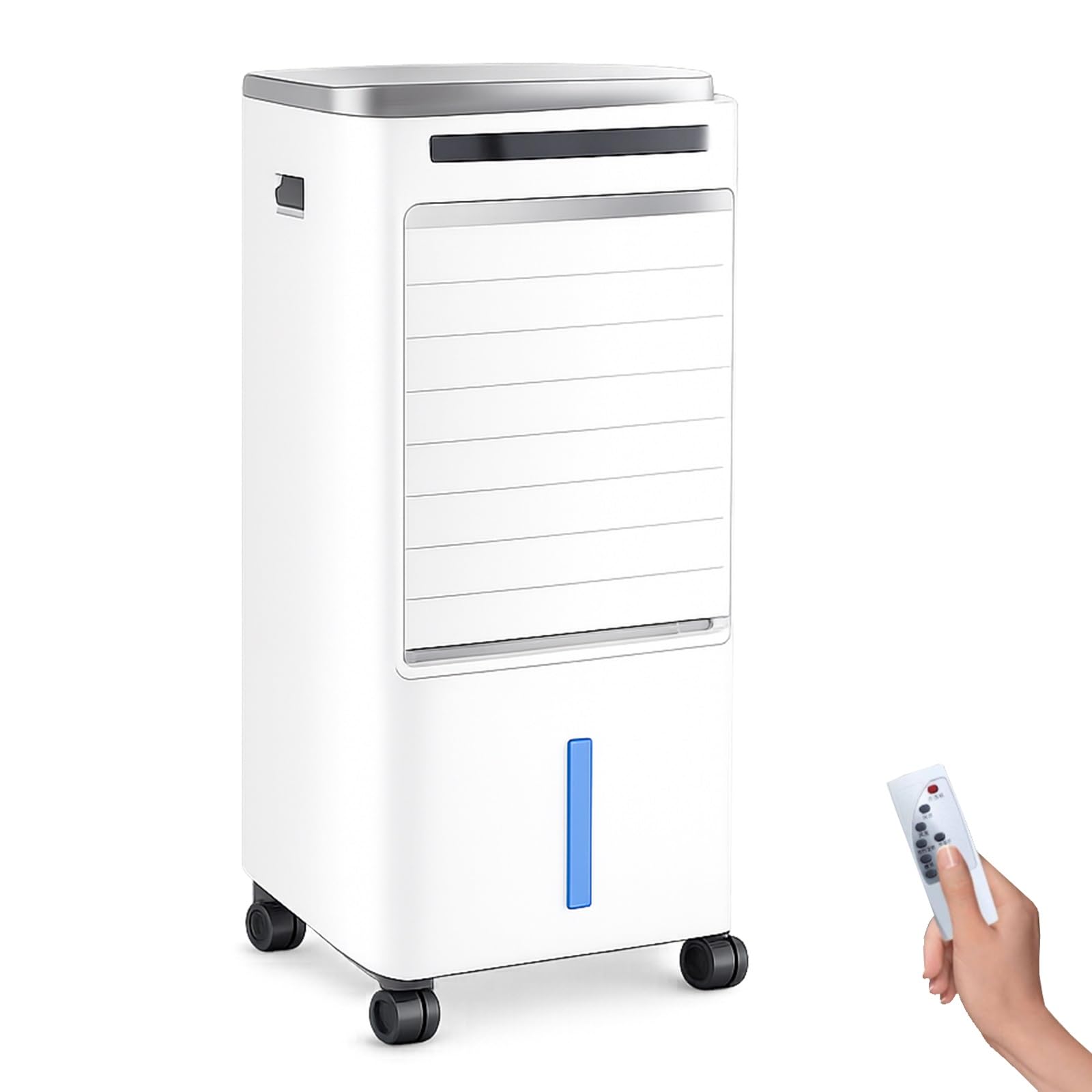 Portable Air Conditioner with Remote, 5L Dual Tank Evaporative Swamp Cooler