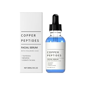 Copper Peptide Facial Essence, Firming and Repairing Facial Essence, Moisturizing, Suitable For All Skin Types, 1 Fluid Ounce/30ml
