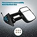 AUTOSAVER88 Towing Mirrors Compatible with 1999-2002 Chevy Silverado GMC Sierra 1500 2500 3500, Power Heated Telescoping Tow Mirrors Pair Set