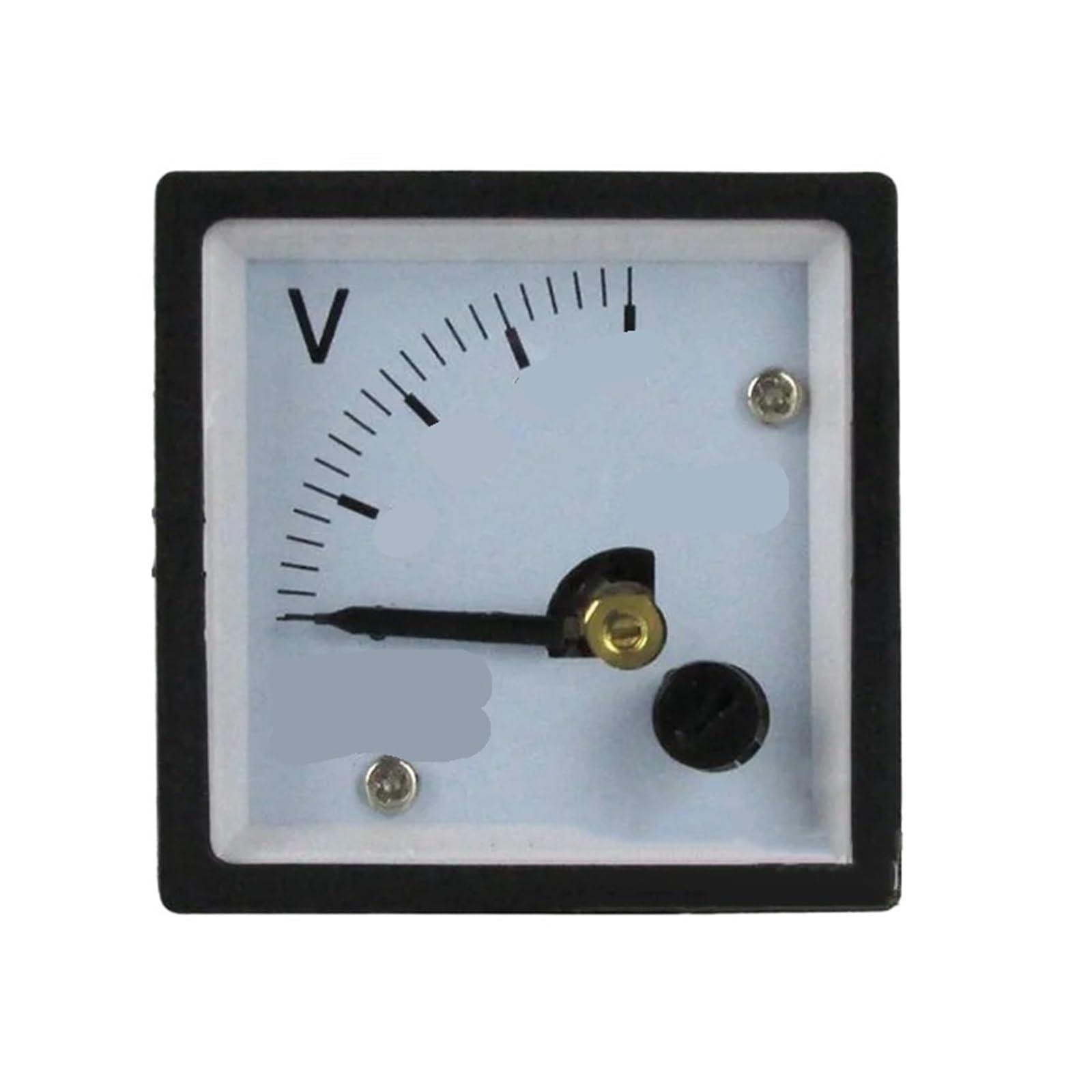 Voltmètre 99C1-V analogique 10V pour mesure de tension alternative précise en tableau électrique