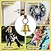 HVSENW Small Hanging Bell for Door Knob, Vintage Gold Brass Bell with Loud Sound, for Shopkeeper Home Office Door Opening Alert & Christmas Decoration (1)