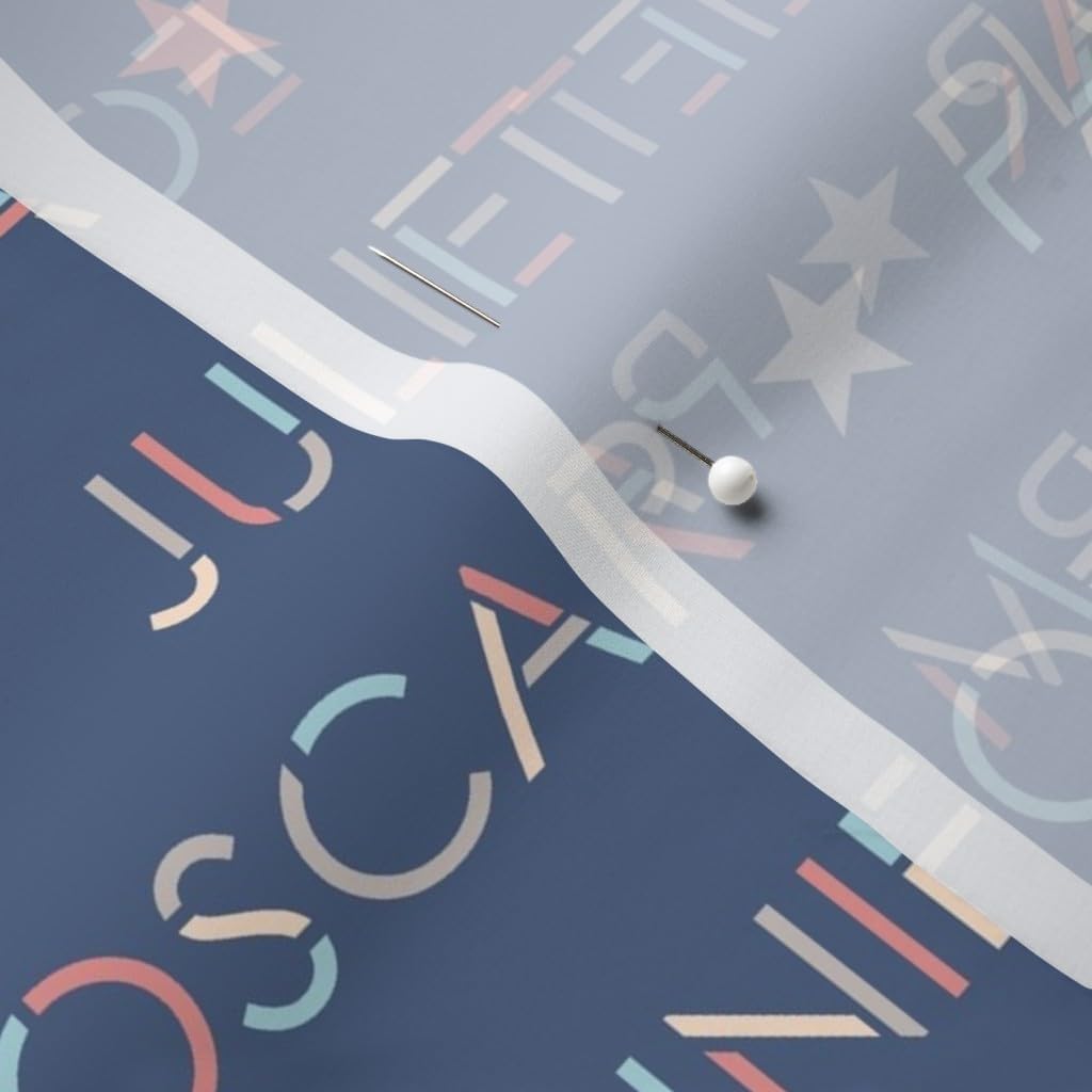 Spoonflower Fabric - Nautical Navy Aviation Radio Trendy Printed on Chiffon Fabric by The Yard - Sewing Fashion Apparel Dresses Home Decor