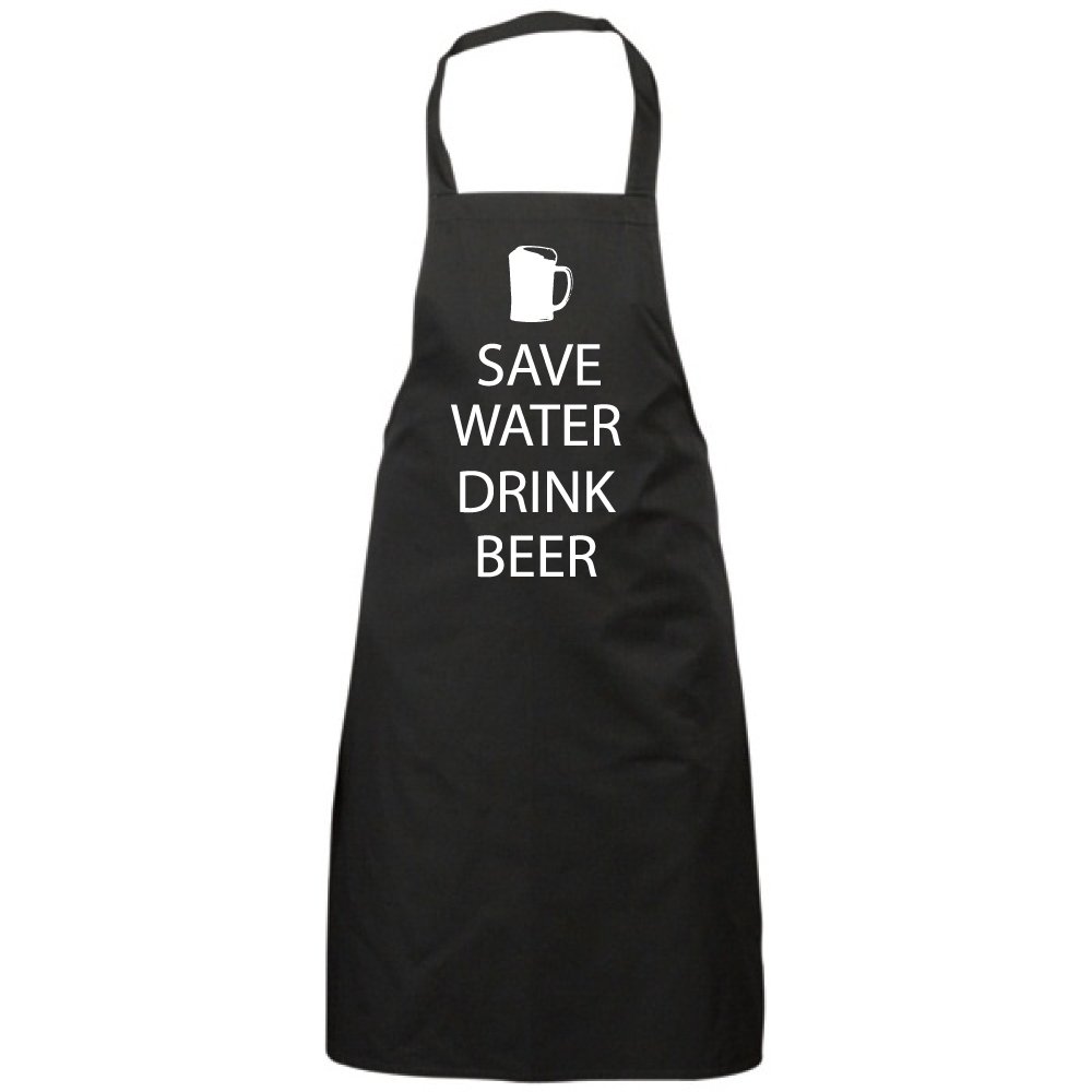 60 SECOND MAKEOVER Novelty Apron - Black - Adult