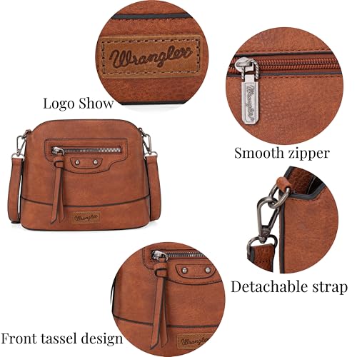Image of Wrangler Small Crossbody Bags for Women Shoulder Cute Purses and Handbags with Adjustable Strap