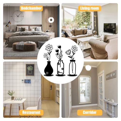 Arte estético en jarrón decorativo para transformar la mesa del dormitorio 5