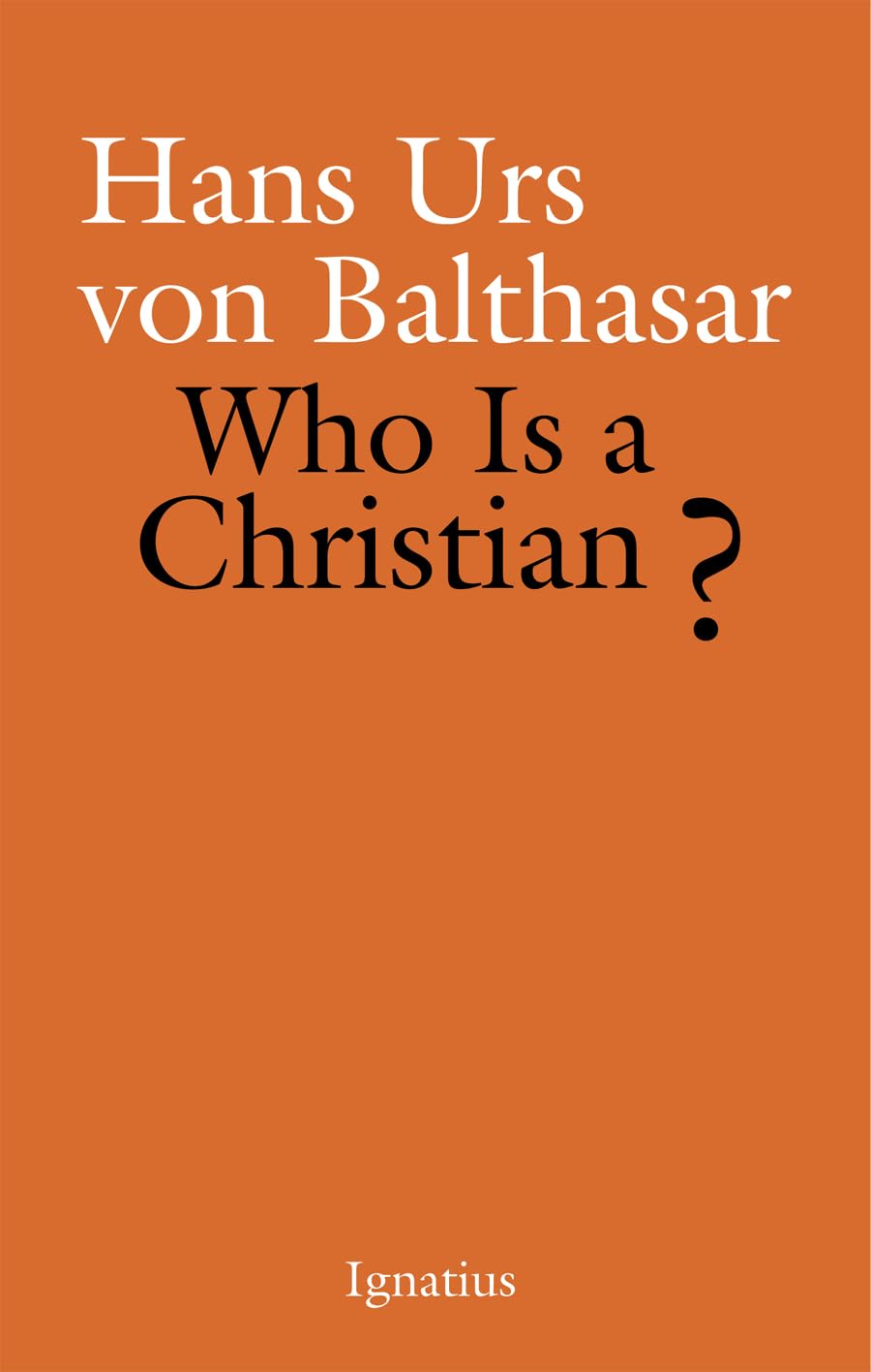 Buy Who Is a Christian? — BookShops.in
