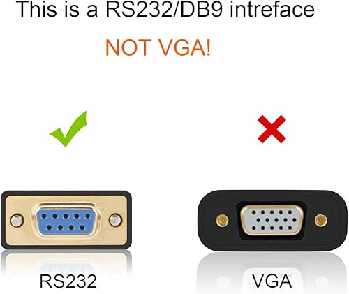 Miniatura 2 de CableCreation Adaptador USB a RS232 con chip PL2303 de 3.3 pies, USB 2.0 a RS232 hembra DB9 Serial Cable convertidor para cajero, módem, escáner,