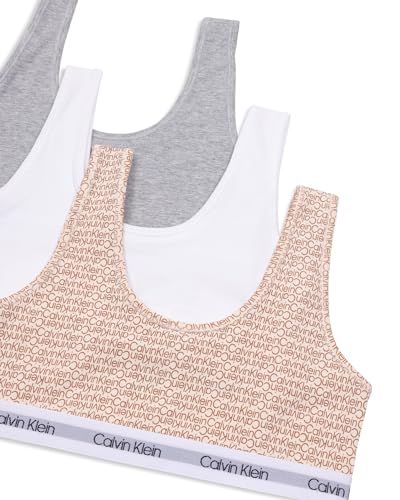 Calvin Klein Girls' Bralette 3 Pack2