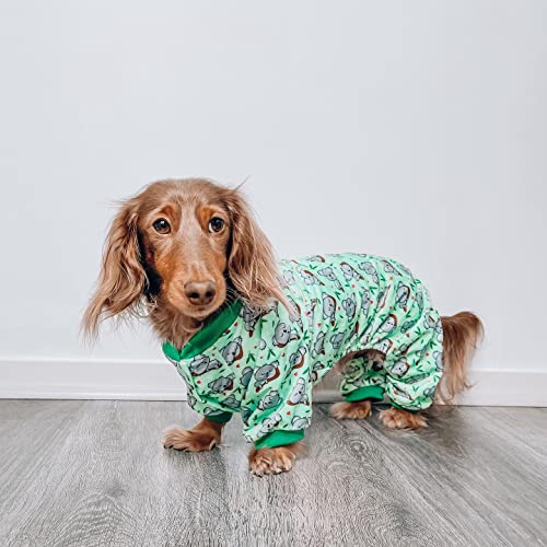 Pijama para perro FuzzYard Dreamtime Koalas verde menta miniatura 3